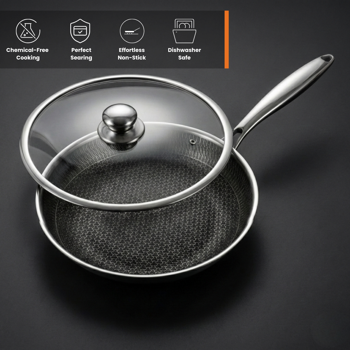 Hive & Heat 8" Hybrid Pan